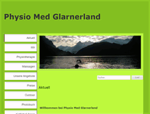 Tablet Screenshot of physiomedglarnerland.ch